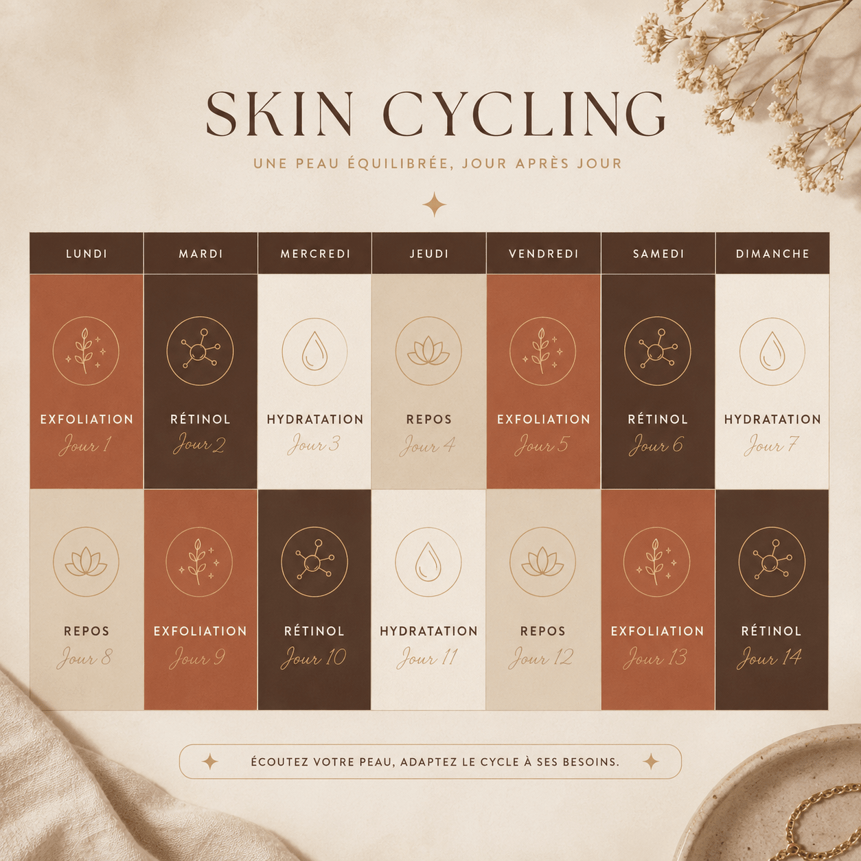 "Skin cycling" : la tendance expliquée et ses limites - Solen