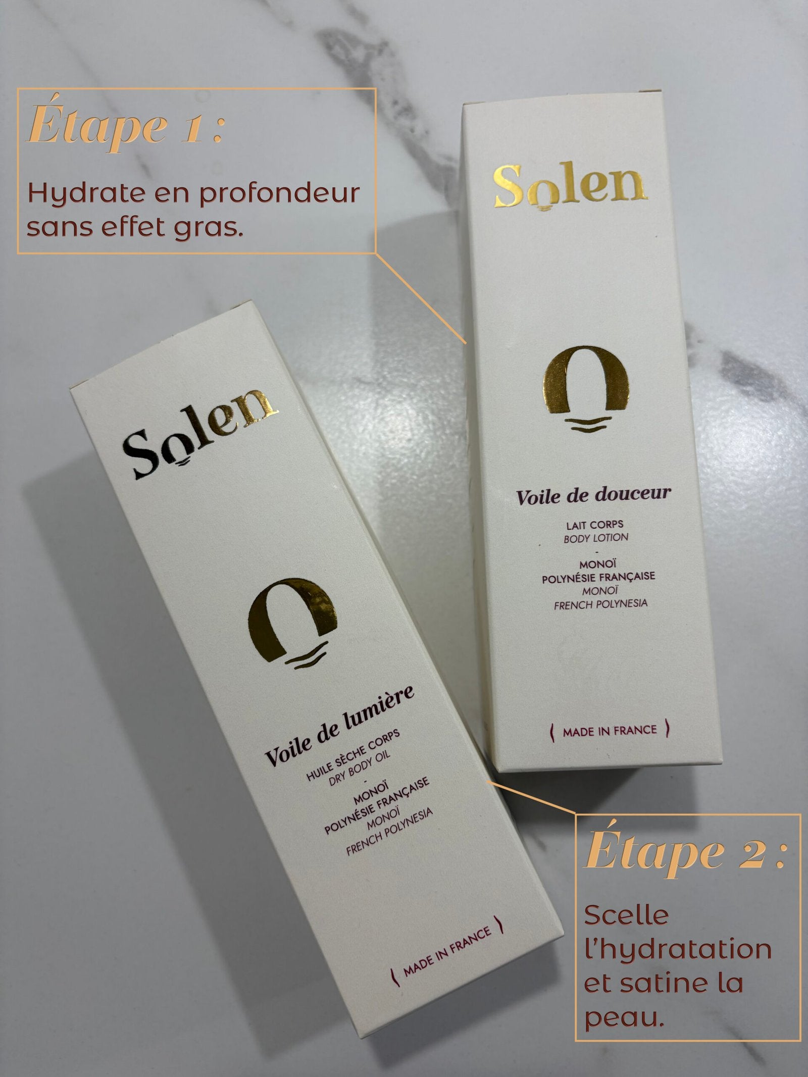 Routine hydratation du corps : Lait et huile sèche